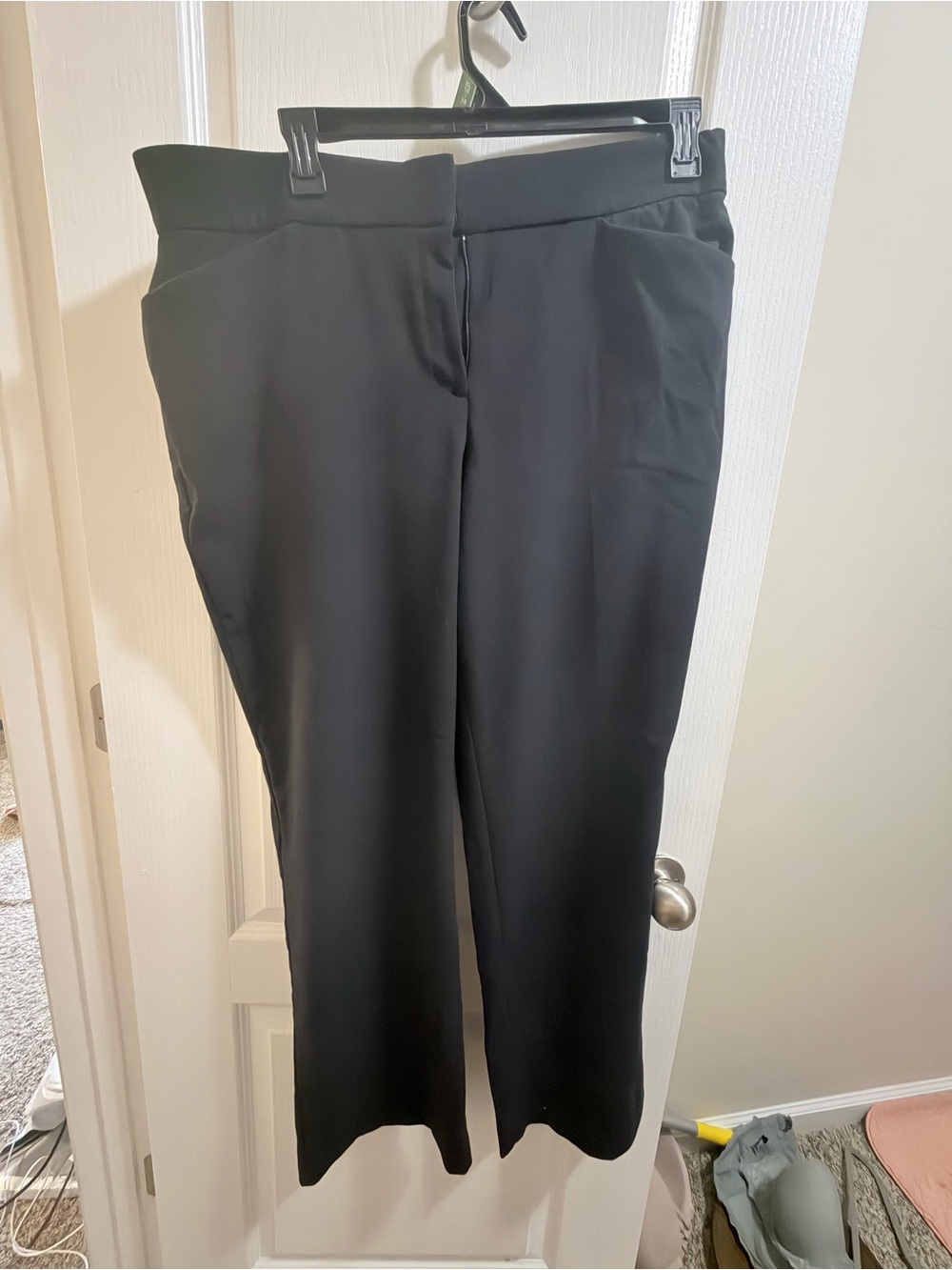 Kim Rogers Black Wide-Leg Trousers